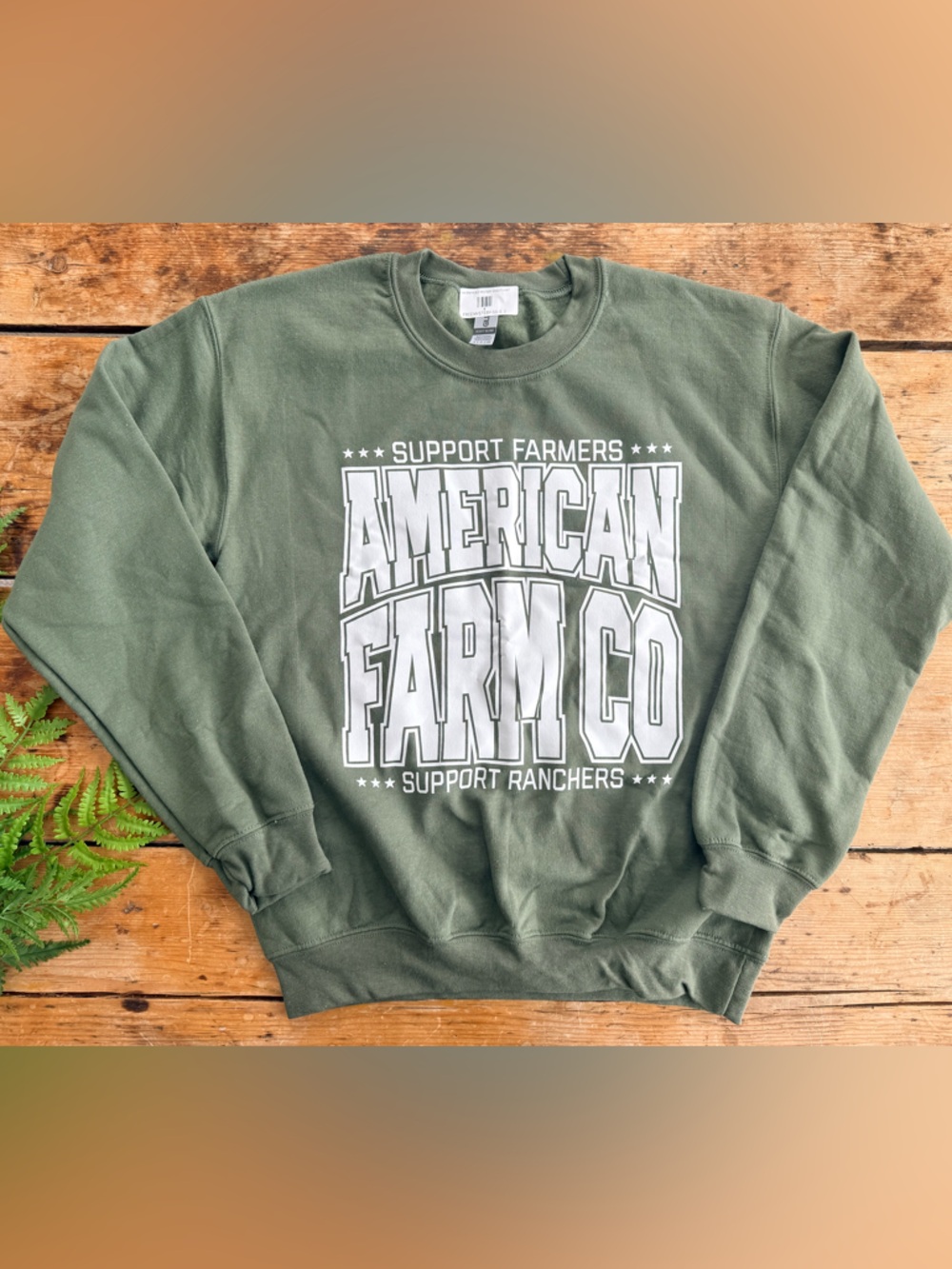 Gildan Olive Green Crewneck Sweatshirt NWT